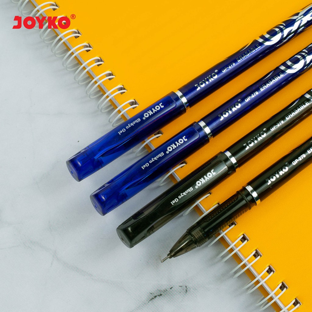 

IK! Erasable Gel Pen Joyko Shokyo GP 279 / Pulpen Cabut GelPen Shokyo GP-279 0.5 mm Bisa Dihapus