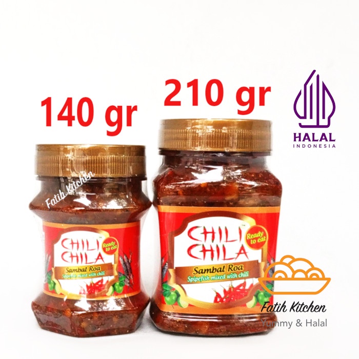 

Sambal ROA CHILI CHILA 210 gr Halal