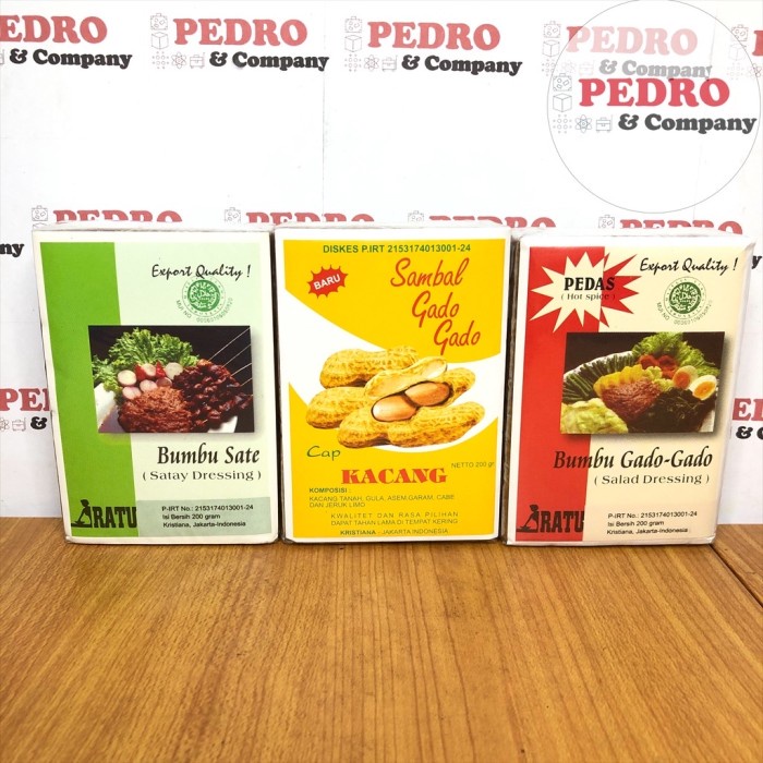 

Ratu Sambal gado gado cap kacang (tidak pedas) 200 gram - peanut salad