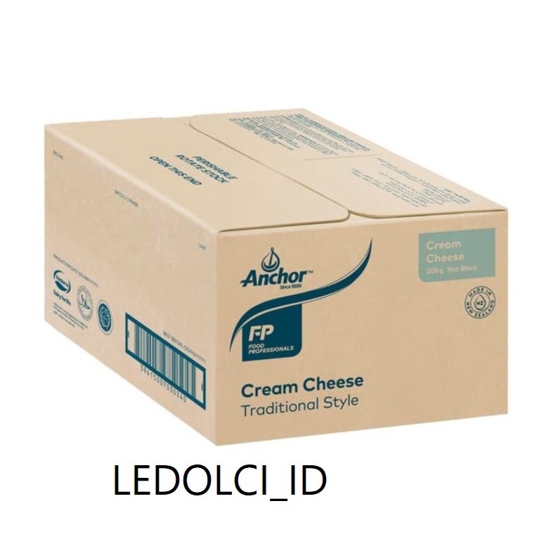 

ANCHOR CREAM CHEESE KEJU KRIM KEMASAN 250 GRAM 500 GRAM 1 KG