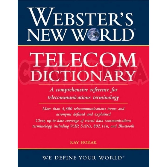Book Telecom Dictionary A Comprehensive Reference New World Softcover