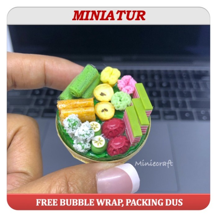 MAGNET TEMPELAN KULKAS MINIATUR CLAY JAJANAN PASAR nUg