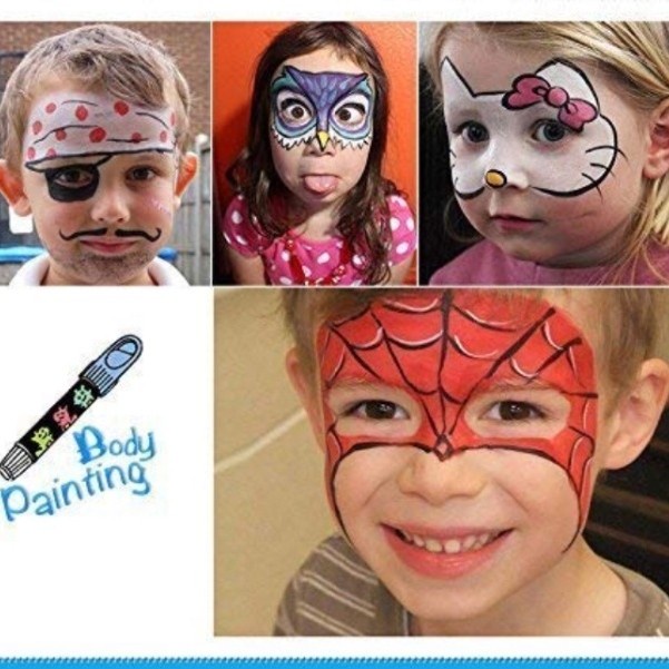 

JOAN MIRO 24PCS BABYROO SILKY CRAYON KIDS ANAK BODY FACE PAINTING