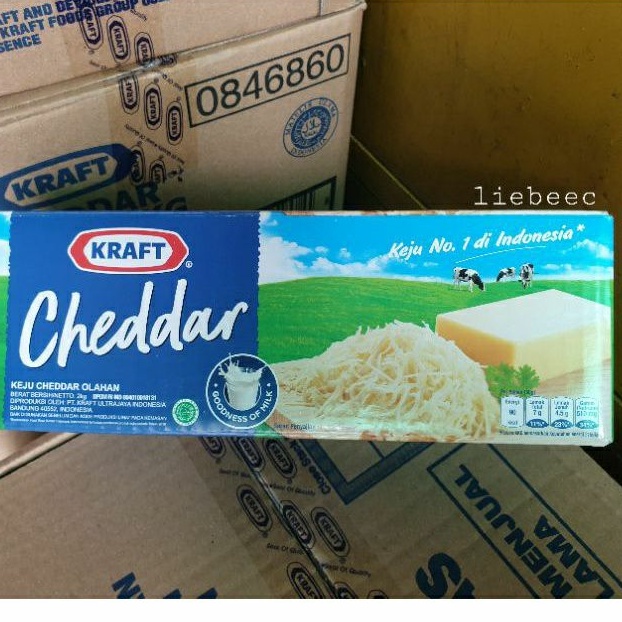 

Keju Kraft Cheddar 2 KG GOSEND / GRAB only