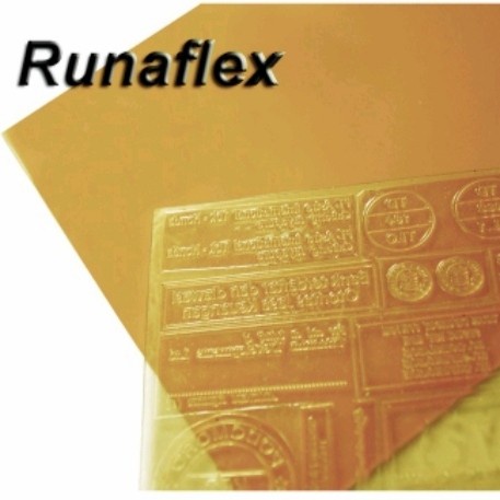 

KARET RUNAFLEX PHOTOPOLYMER PLATE 34 X 19 CM