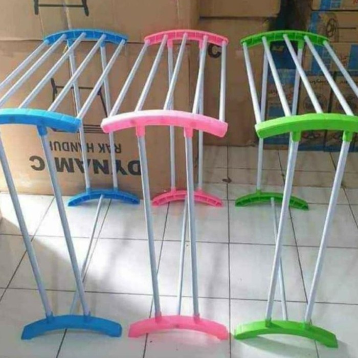 Jemuran Handuk Dynamic 6663/ Rak Handuk Besi Coating / Rak Rakit