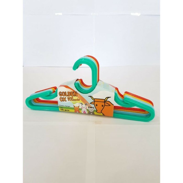 Hanger Anak Isi 2 Lusin / Hanger Mini Warna Golden Ox / Jemuran Baju
