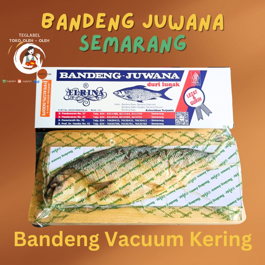 

Bandeng Presto Juwana Duri Lunak Bandeng Juwana Erlina Vacuum Kering Semarang