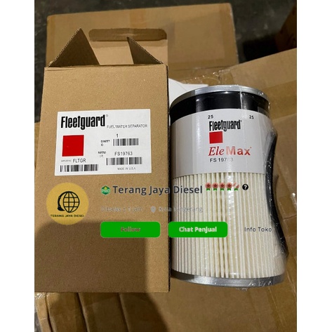 FS19763 FS-19763 FS 19763 FUEL WATER SEPARATOR FILTER