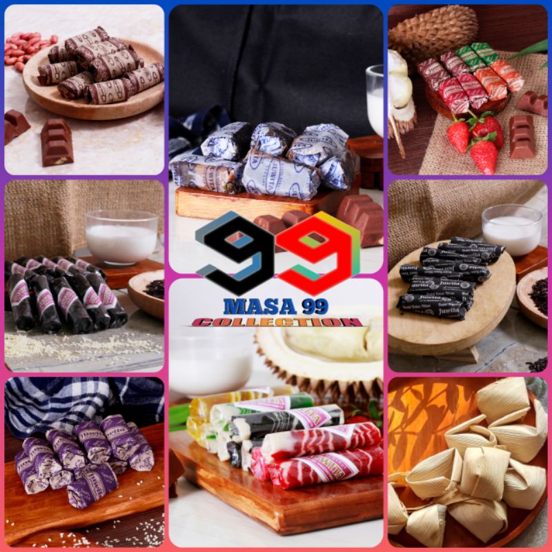 

HJ Dodol Garut Original 1Kg / Dodol kiloan asli khas garut Merek MASA99 dan JUWITA