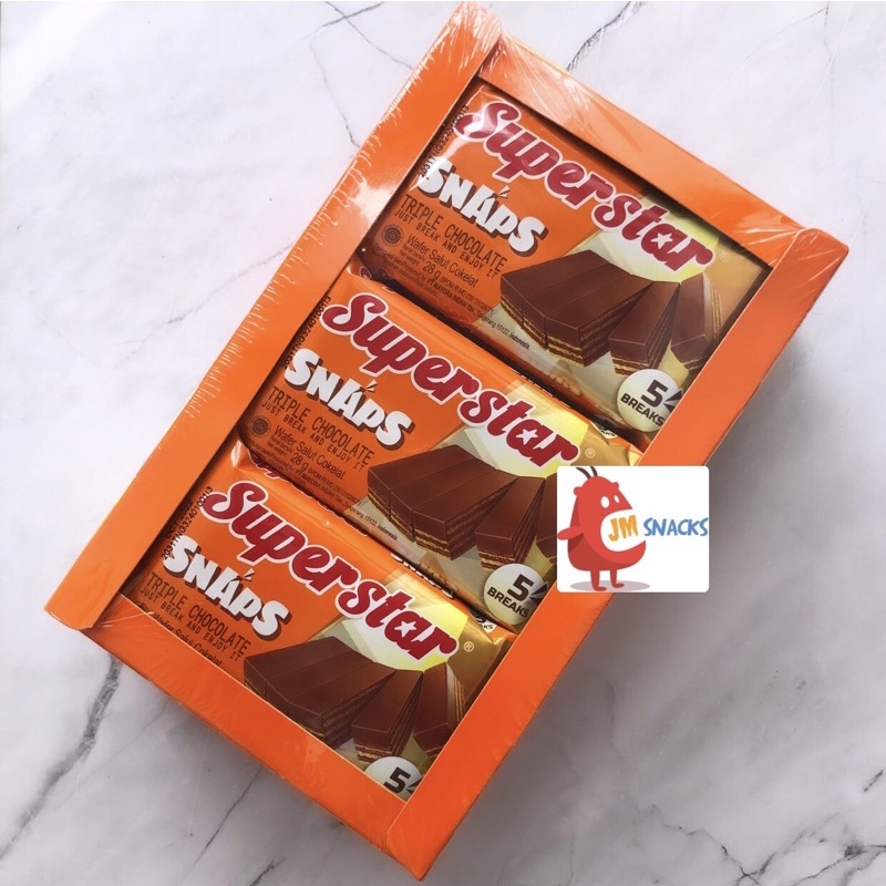 

HJ [PROMO!!] Superstar Snap 1 PAK isi 12x28gr - wafer nikmat enak termurah