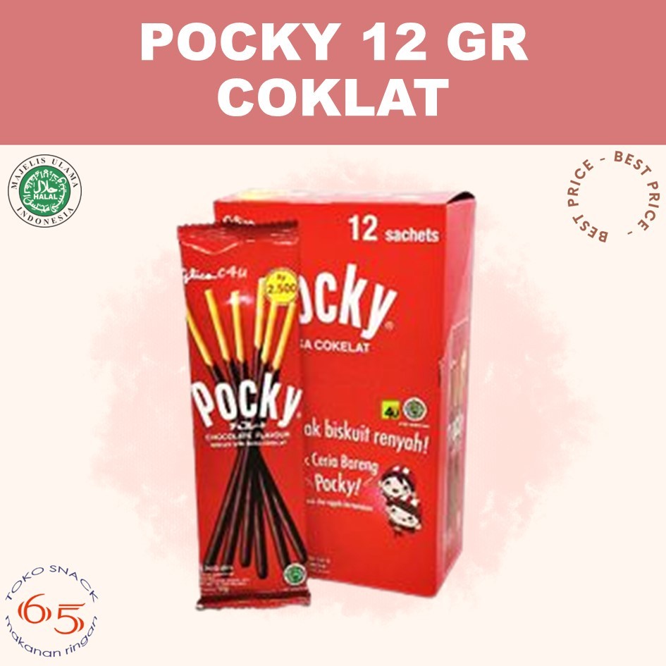 

HJ Pocky Glico 11gr. stick coklat stroberi. PAK
