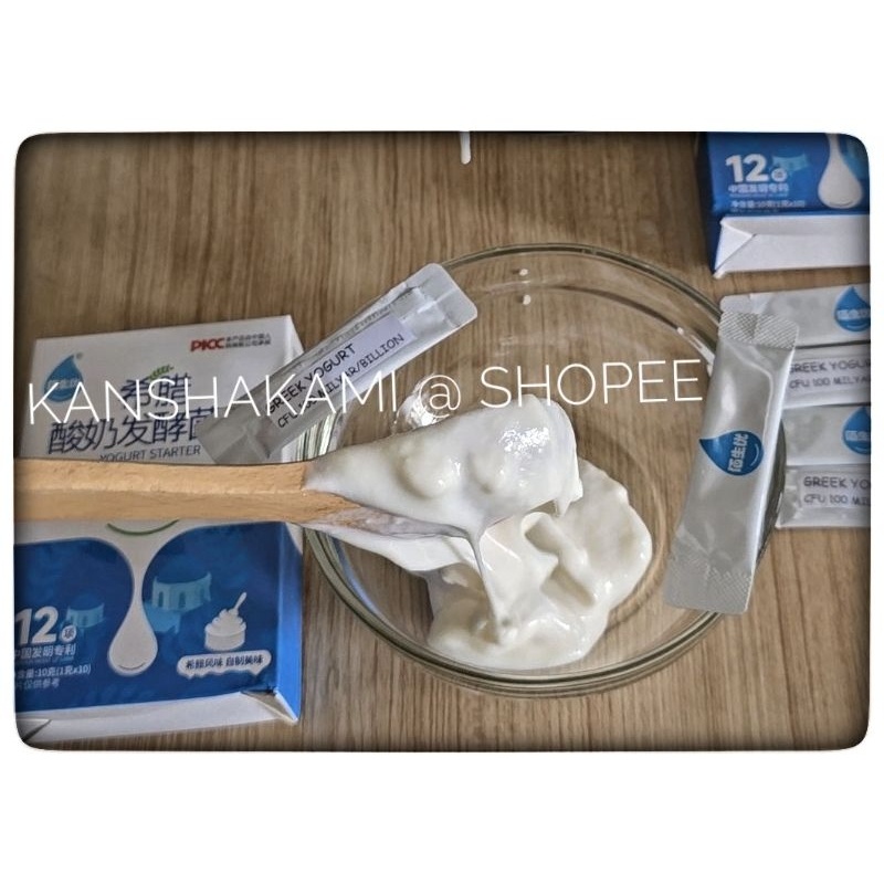 

Starter GREEK YOGURT PREMIUM 1 SACHET ISI 1 GRAM bibit yogurt khusus buat GREEK YOGHURT untuk DIET