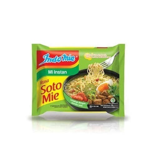 

Indomie Kuah Soto Mie 1 Dus / Karton isi 40 pcs Mie Instan