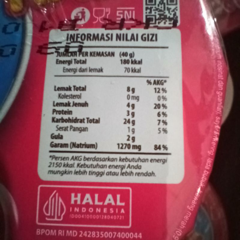 

POP MIE Mini Snek Time 1 Dus isi 12 cups Oscarmart