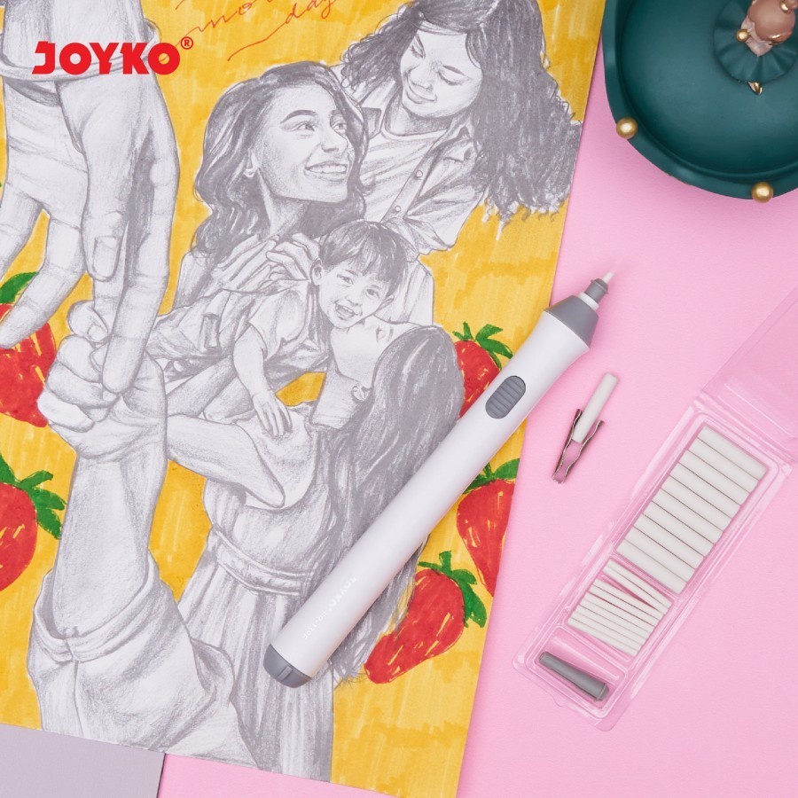 

Joyko Electric Eraser ER-139E Penghapus Elektrik Ukuran Kecil Murah Berkualitas
