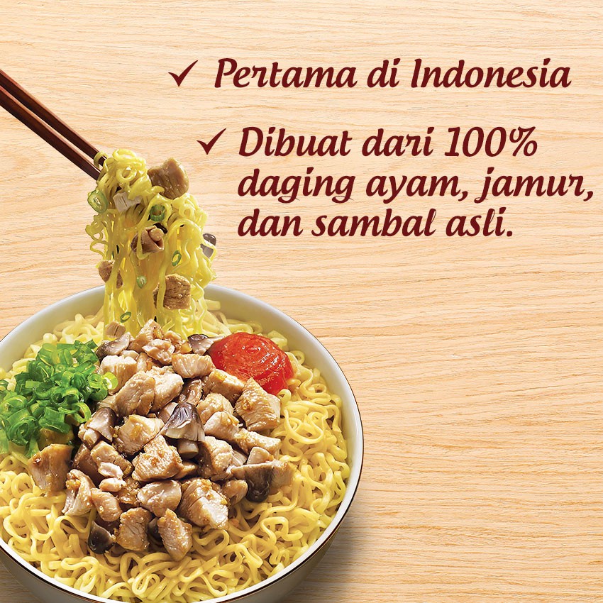 

Bakmi Mewah Ayam Jamur Trio