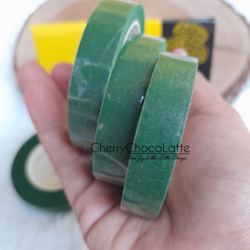 

[ 1 box / 12 Roll ] Floral Tape 20 Yrds / Solatip Bunga / Solatip Tangkai Bunga