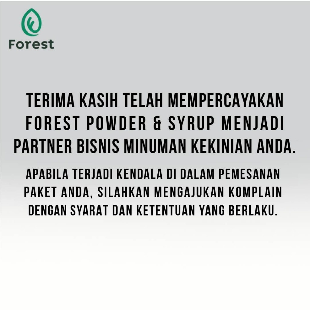 

Bubuk Minuman Krimer CREAMER Powder 1000 gr - FOREST