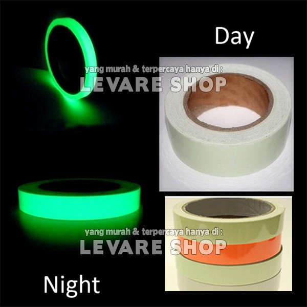 

Lakban Fosfor 5cm - Glow in the Dark Tape Luminous Selotip Nyala Lebar 5 cm