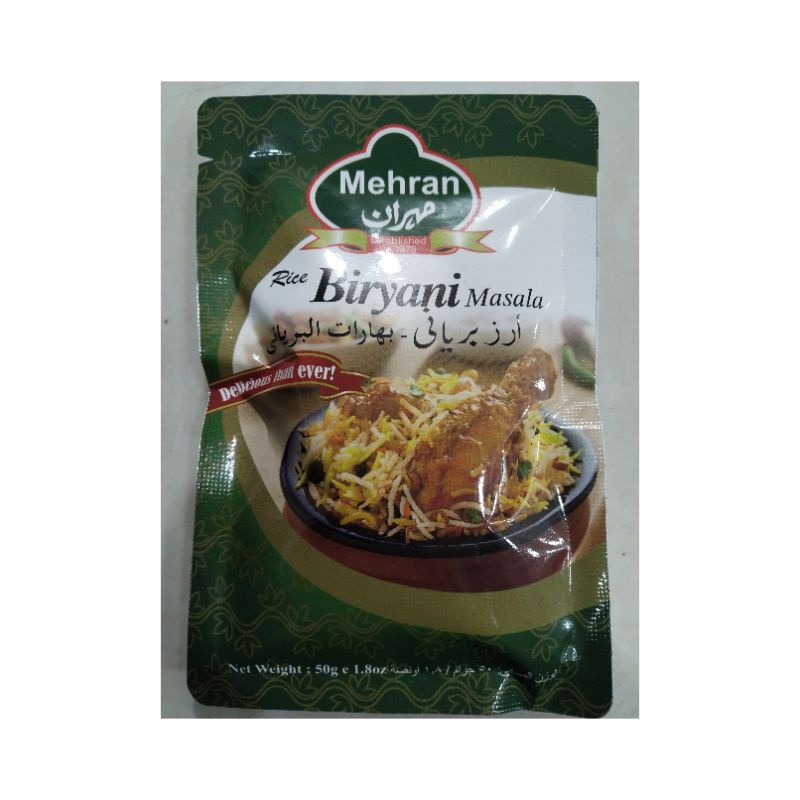 

BUMBU BRYANI MAHRAN ASLI 50GRAM EXP 12/2027