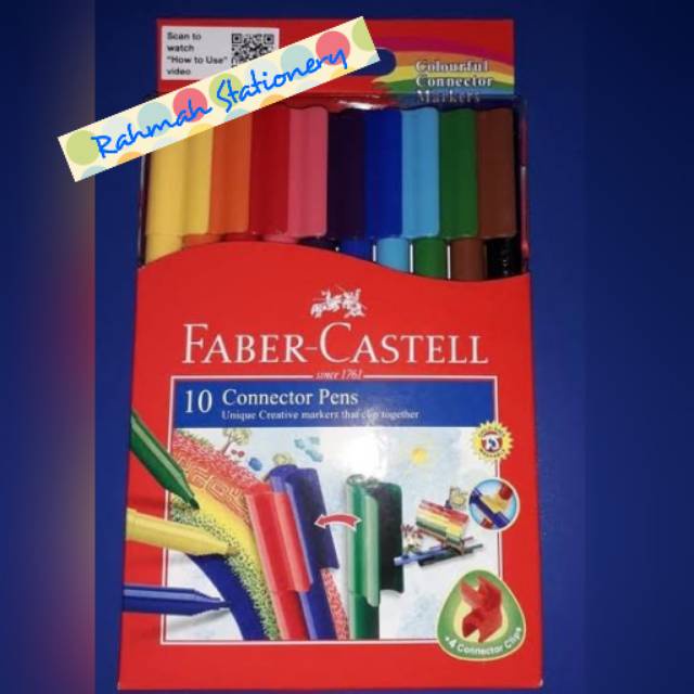 

Connector Pen 12 Warna Faber Castell / Spidol Warna 12 Warna Faber Castell