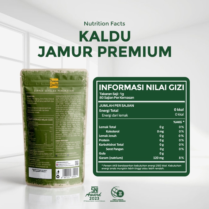 

Organic Center - Kaldu Jamur Premium 80gr - Kaldu Non MSG - Penyedap Rasa