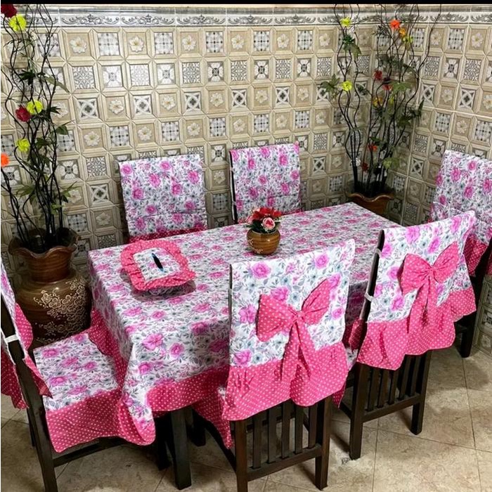 TOP JT SARUNG KURSI MEJA MAKAN 6 KURSI