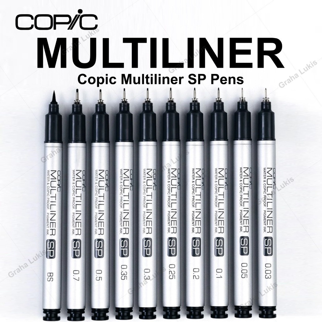 

Copic Multiliner SP Pen Brush dan Nib / SATUAN