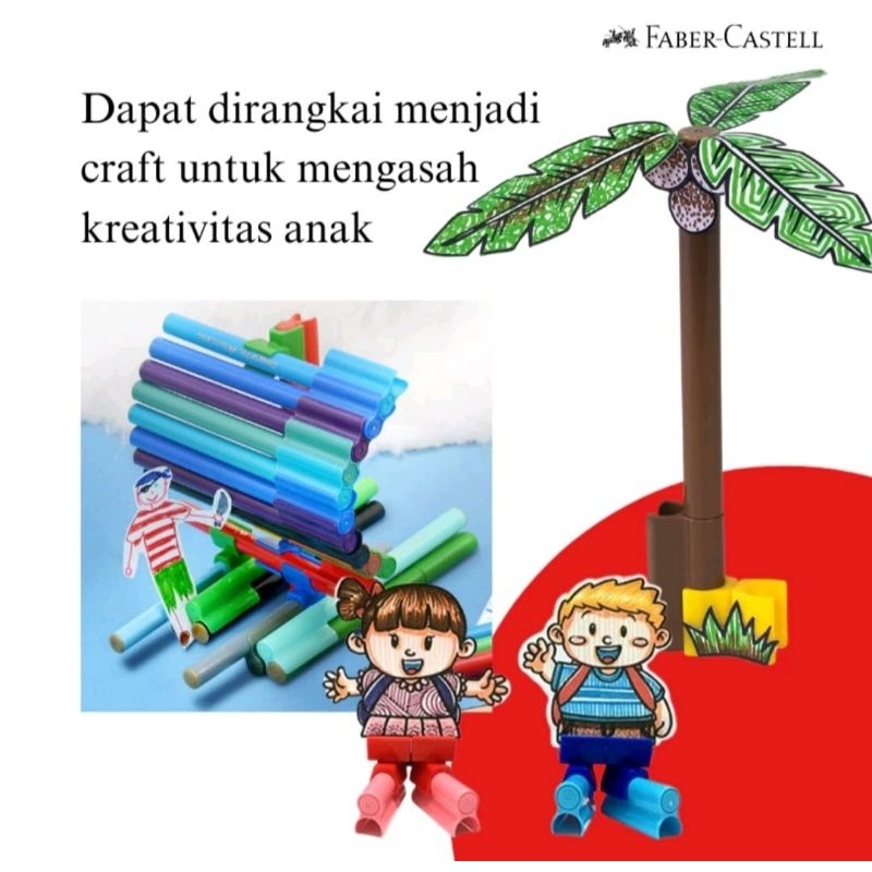 

Connector Pen 60 Warna Faber Castell 155071 Colours Spidol Craft