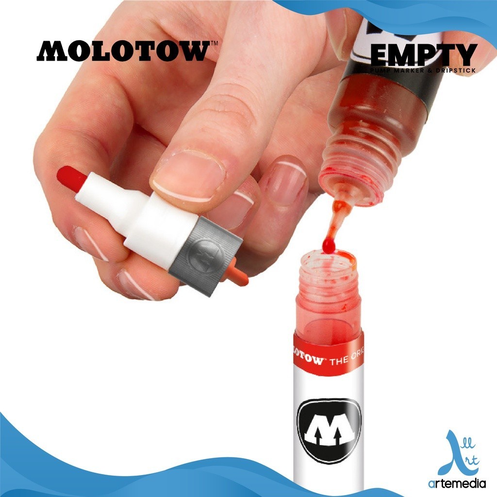 

Empty Pump Marker Molotow Botol Kosong Spidol