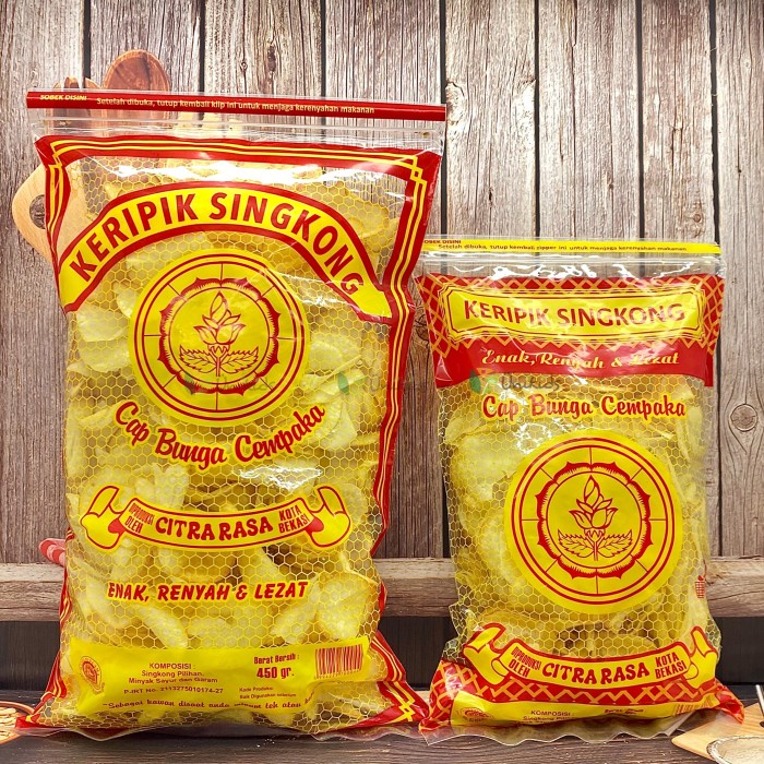 

Keripik Singkong Bunga Cempaka