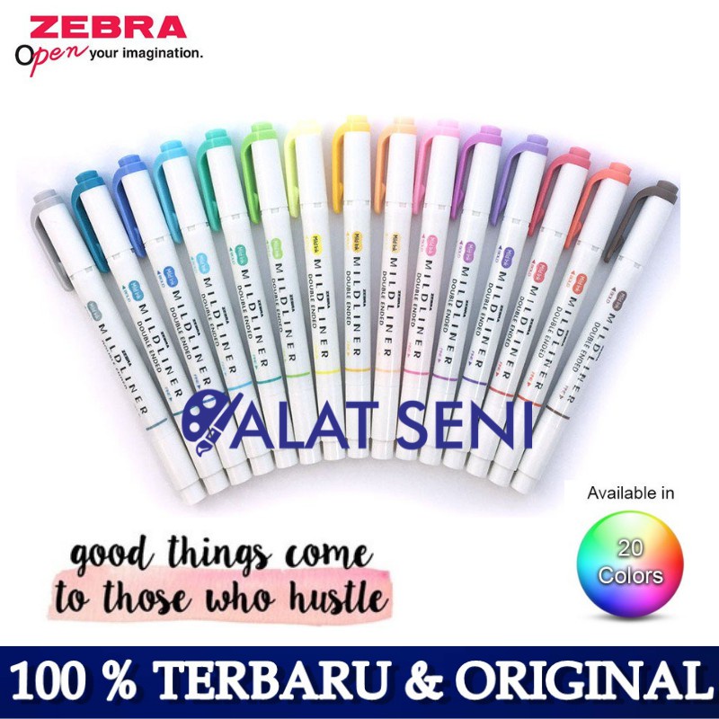 

Zebra Mildliner Double Ended (Water Based Marker) - Zebra Midliner