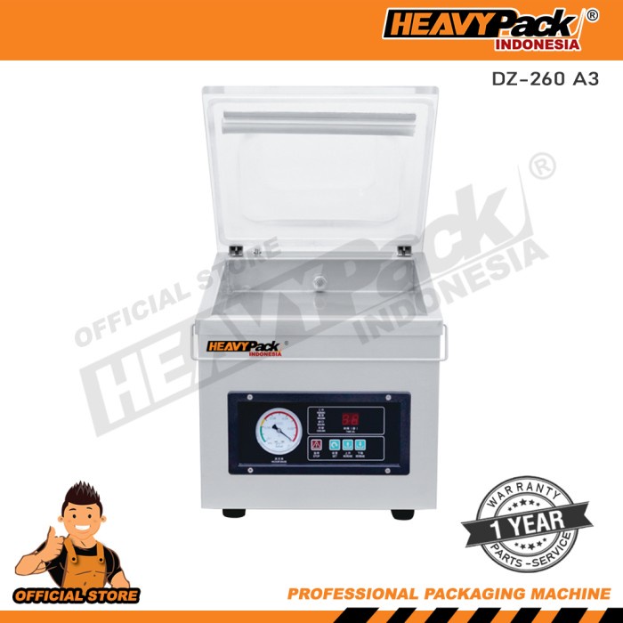 Spesial Mesin Vacuum Sealer Penyedot Udara Dz-260 A3 / Heavypack