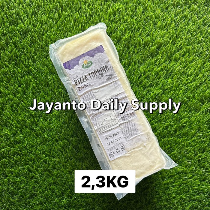 

ARLA PIZZA TOPPING 2,3KG / KEJU MOZZARELLA CHEESE / IMPORT DENMARK