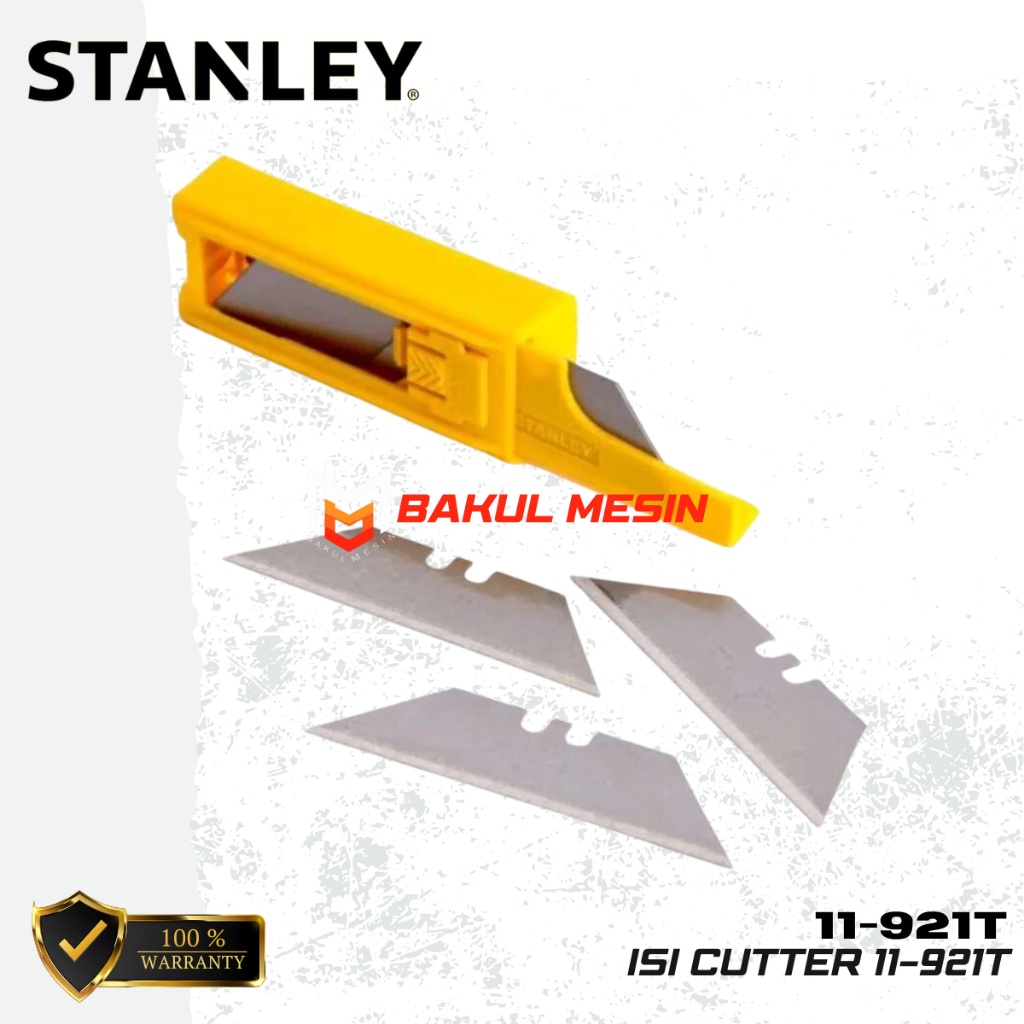 

STANLEY 11-921T Classic 1992 Utility Blades Pisau Cutter 10Pcs 11-921