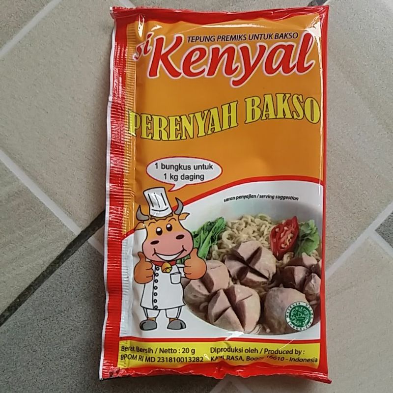 

HJ tepung adonan bakso paketan Si Kenyal