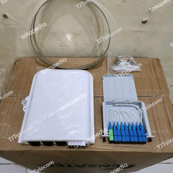 JTTOP" ODP 8 CORE LENGKAP BOX SPLITTER 1:8 / FULL SET SC UPC