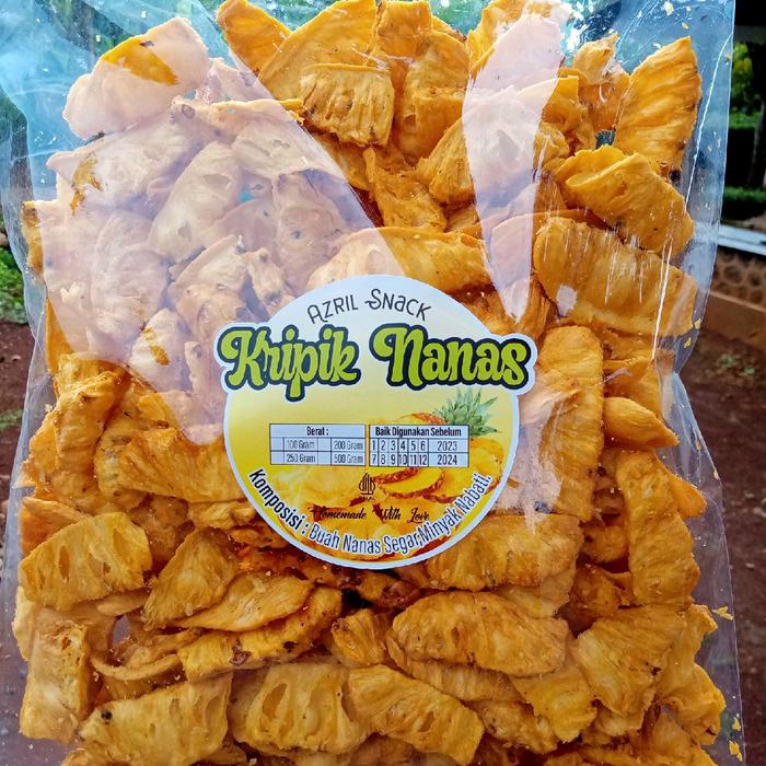 

KERIPIK NANAS Premium 500 GRAM - Manis Asam Segar