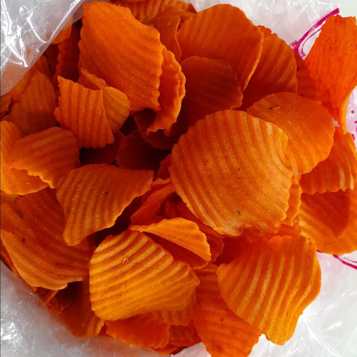 

1Kg Kerupuk pocoo pocoo pedas manis mentah kiloan gurih