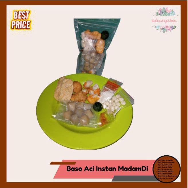 

Paket Mix Baso Aci + Cuanki 10bks