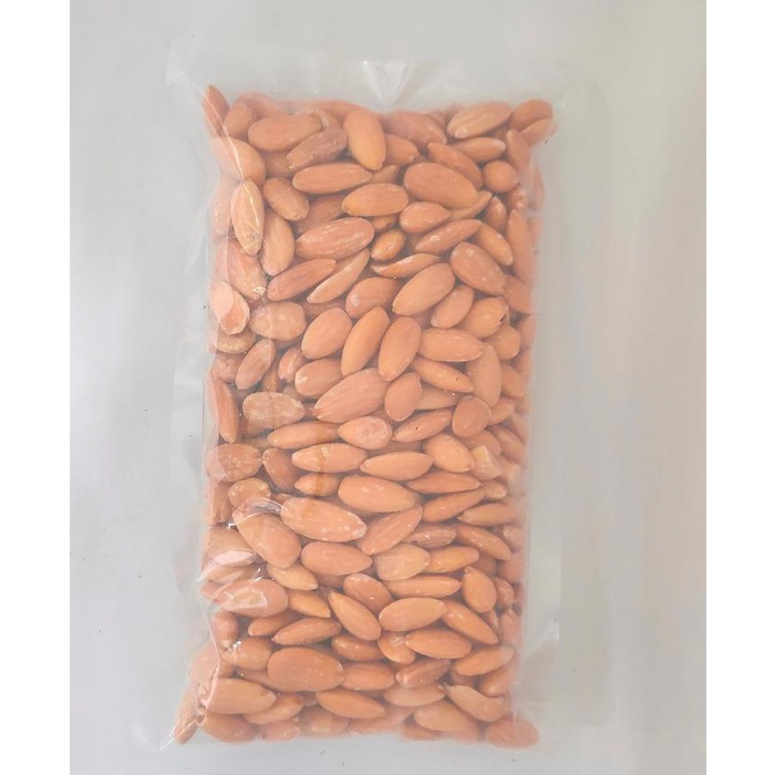 

1000gr Roasted Almond Utuh Tanpa Kulit Ari/ Almond Whole Skinless Size Besar 27-30 Dengan Varian