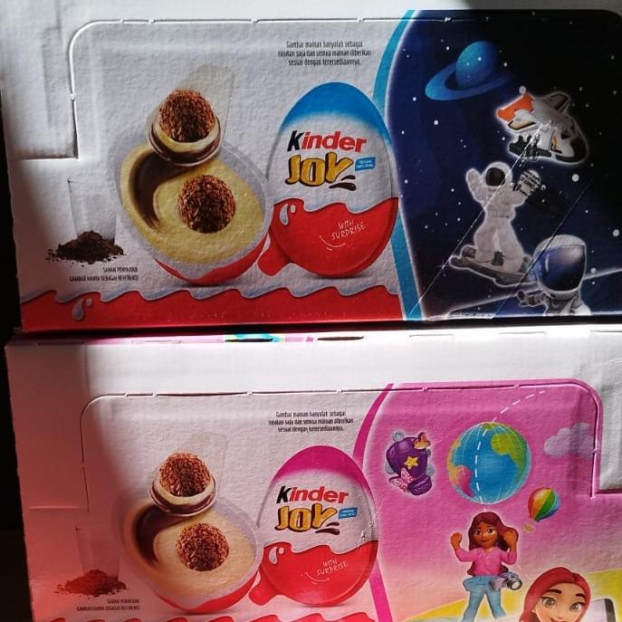 

Kinderjoy Kinder joy Cokelat Mainan 3 box DUS T1 x 8 boys / girls =24 pcs