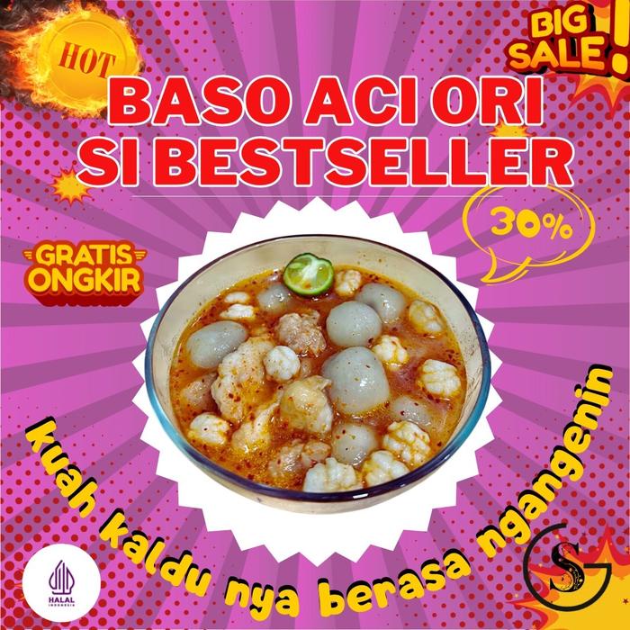 

PAKET 10 BUNGKUS BASO ACI ISI TETELAN SAPI (makanan ) food kaldu Makanan Pedas Seblak Ayam