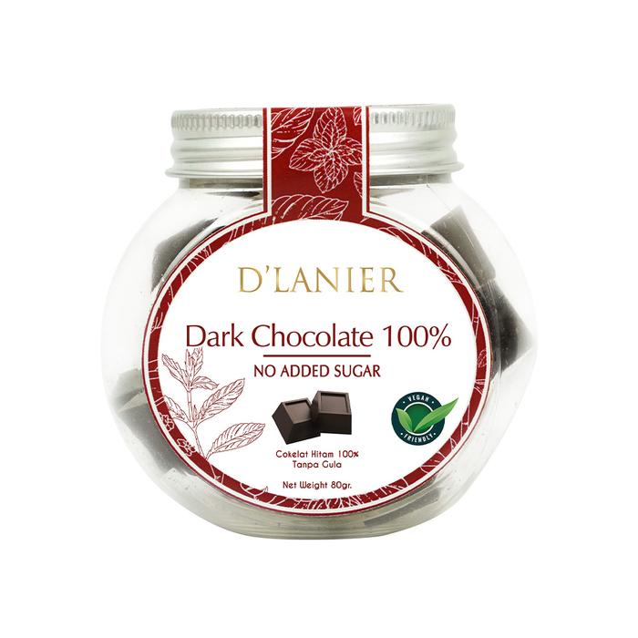 

D'Lanier Dark Chocolate 100% Sugar Free - 80gr
