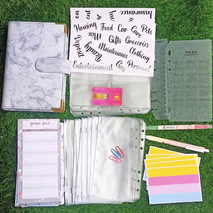 

HJK FREE EMAS BUDGETING PLANNER BINDER A6 ISI 35PC BINDER KEUANGAN ORGANIZER BINDER MULTIFUNGSI