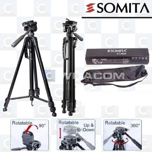 Tripod Somita St 3520 For Kamera Dslr Mirrorless + Holder Hp