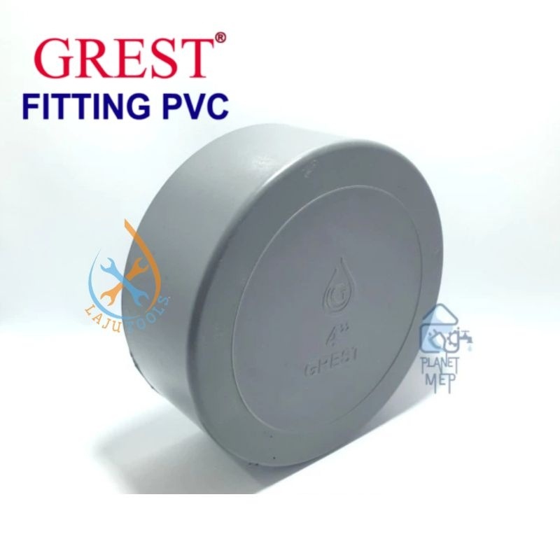 GREST DOP "DV" PVC / TUTUP PIPA 5 INCH - 8 INCH