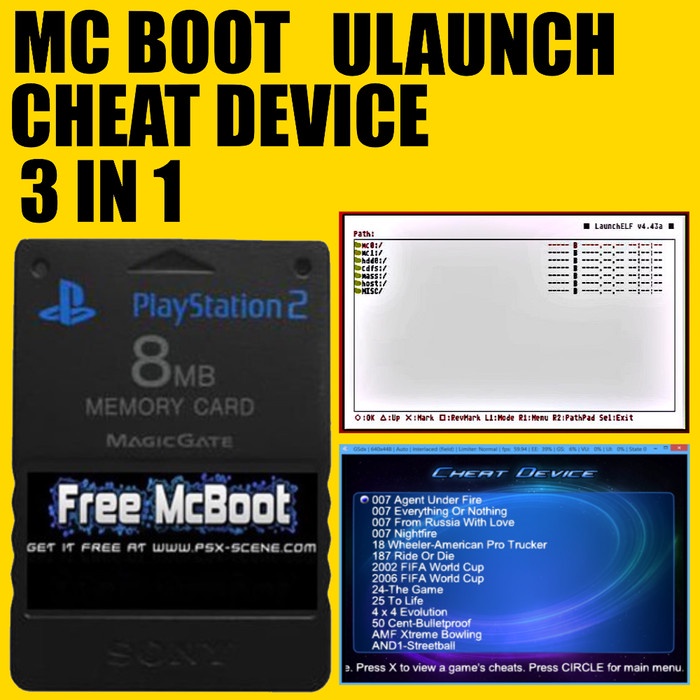 [Good] cheat device ps2 memory