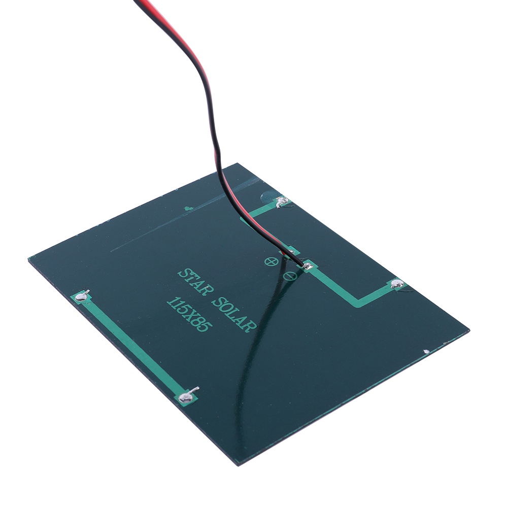 DPMART Grosir 3W 12V Mini Solar Panel 0-125MA Small Solar Cell
